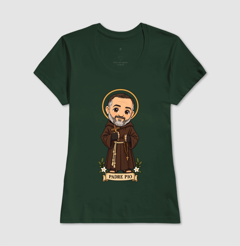 Padre Pio estilo chibi - Imagem 11