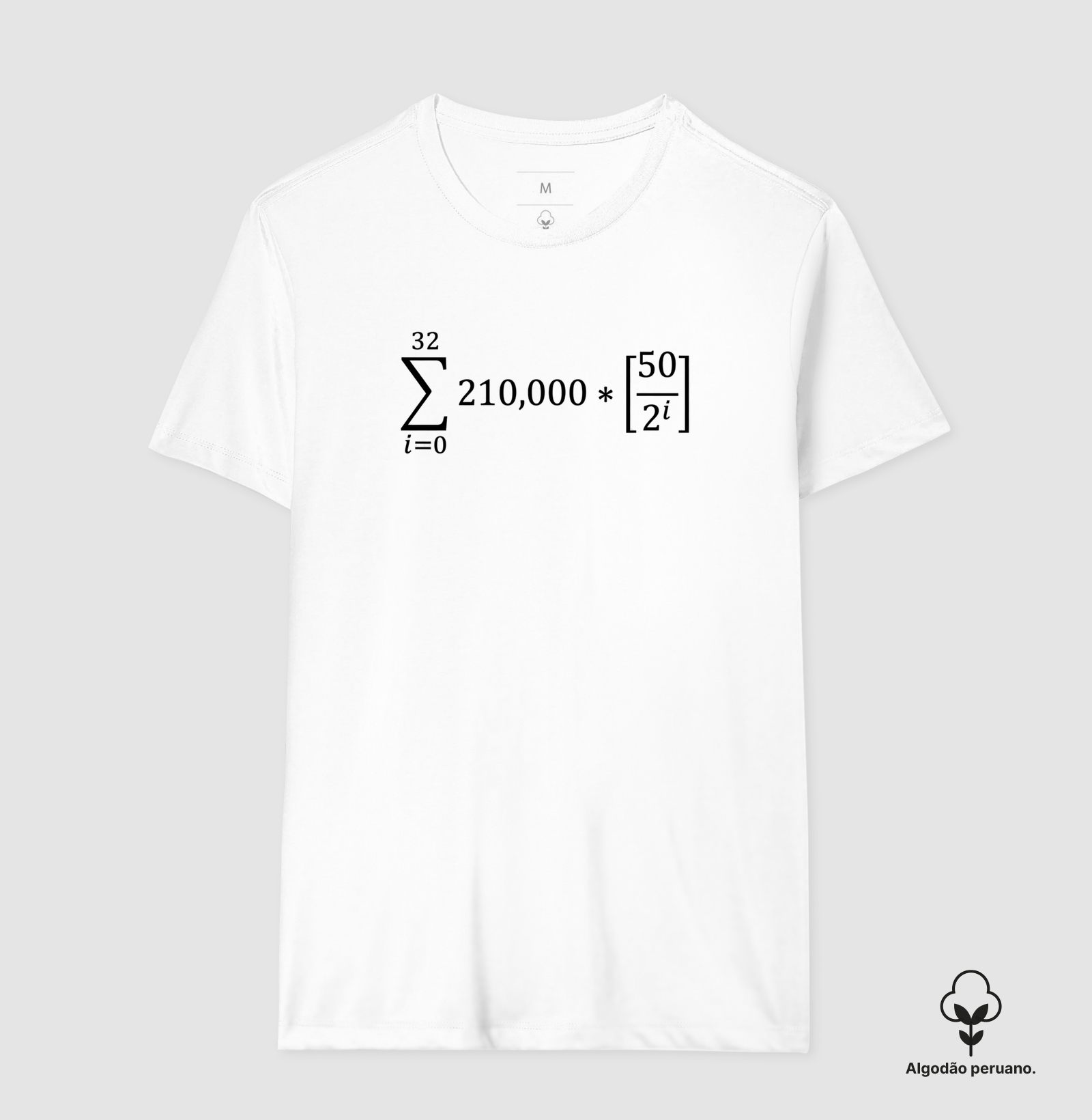 Camiseta Bitcoin Fórmula Algodão Peruano - Imagem 12