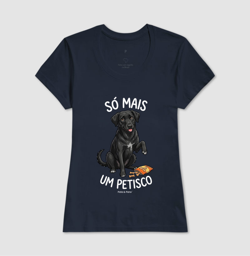 CAMISETA VIRA-LATA PRETO PETISCO - Imagem 7