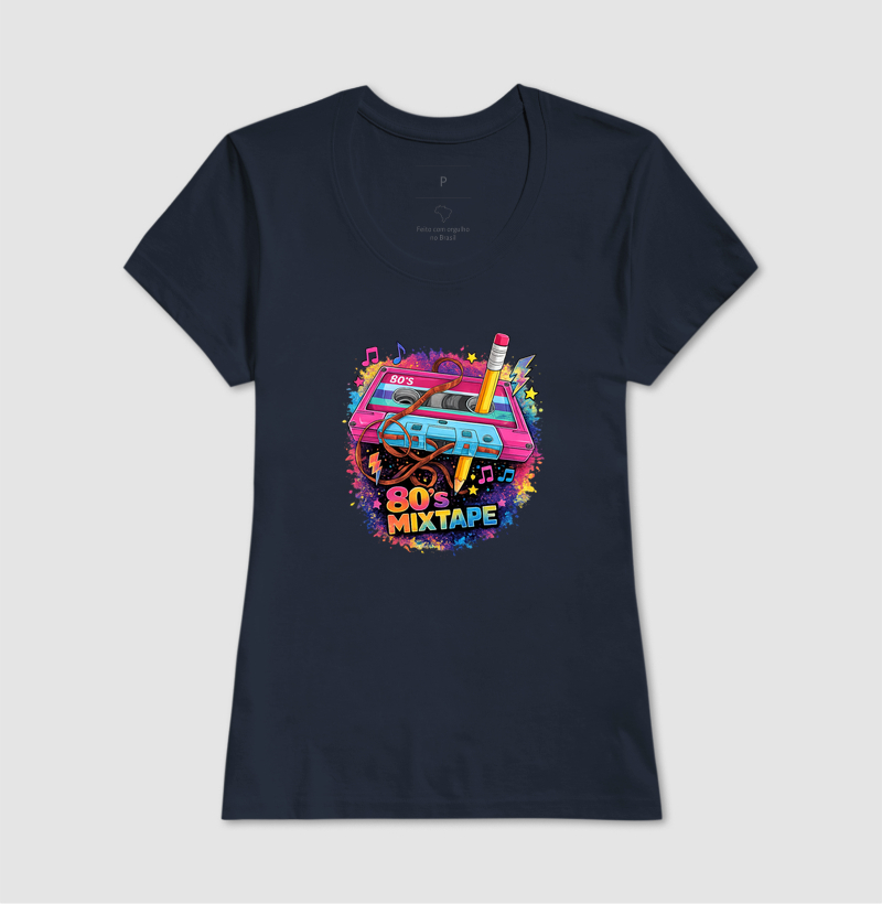 Camiseta Mix Tape Retro - Imagem 7