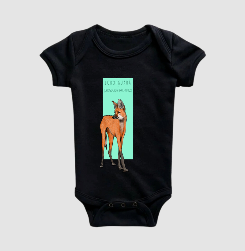 Body Infantil Lobo-guará - Imagem 2