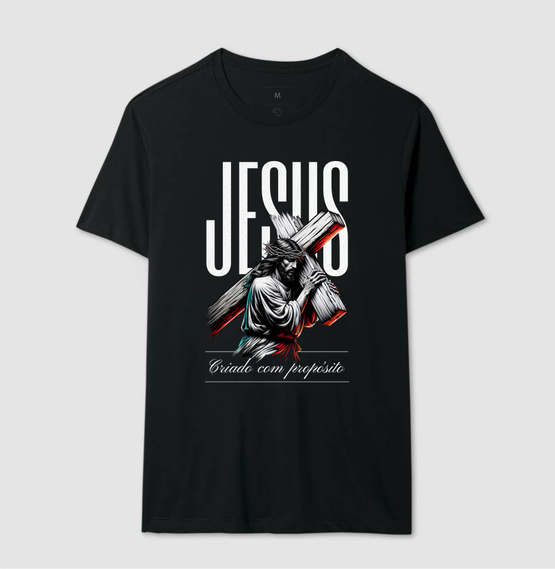Camiseta Criado Com Propósito - Imagem 2