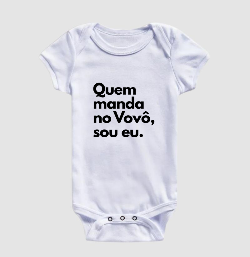 Quem manda no Vovô, sou eu. (body bebê) - Imagem 2