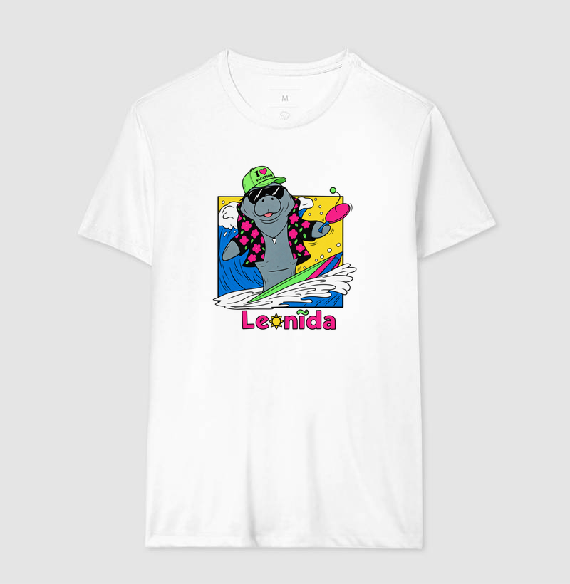 Camiseta GTA 6 Jason – Leonida Surf com Peixe Boi / Manatee - Imagem 4