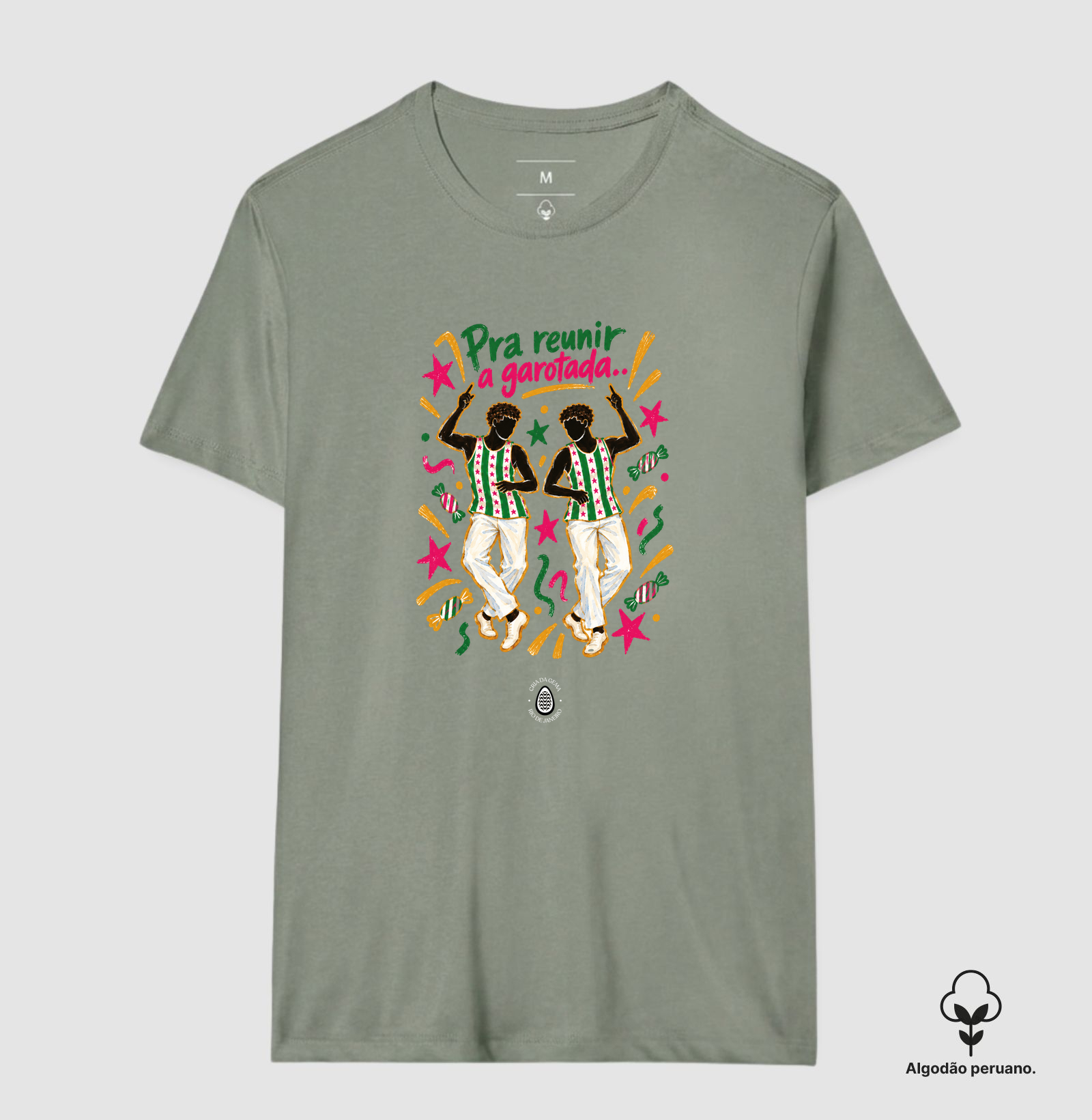Camiseta Algodão Peruano Pra reunir a garotada - Imagem 9