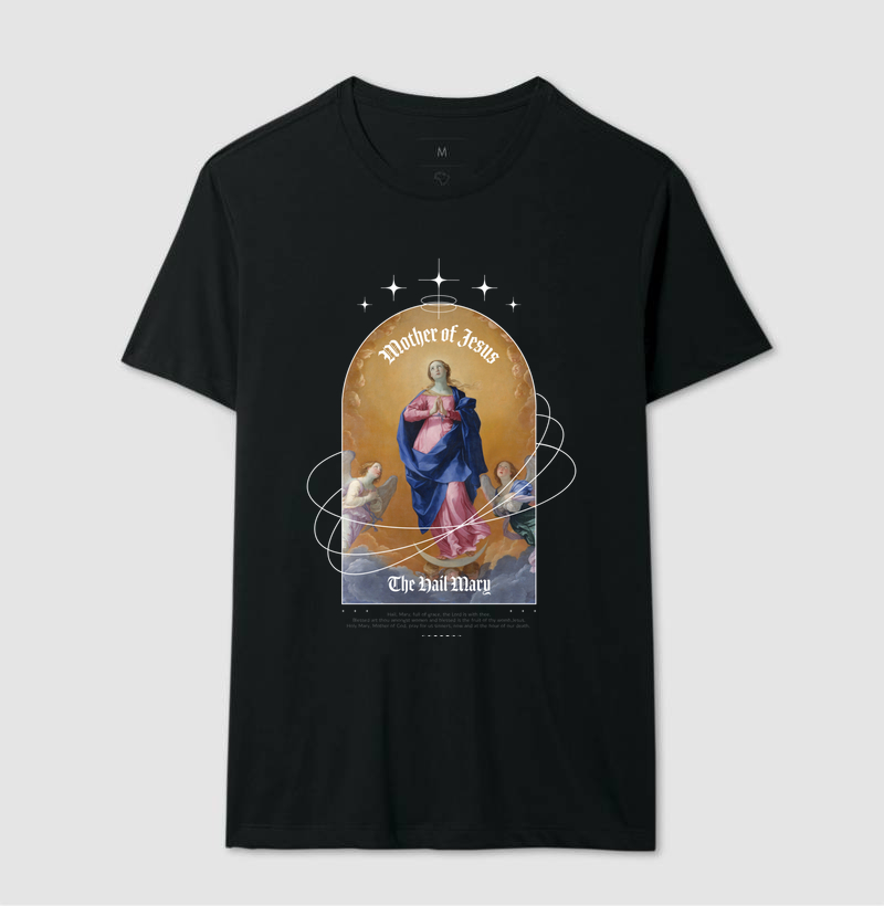 Camiseta Mother of Jesus — Hail Mary - Imagem 3