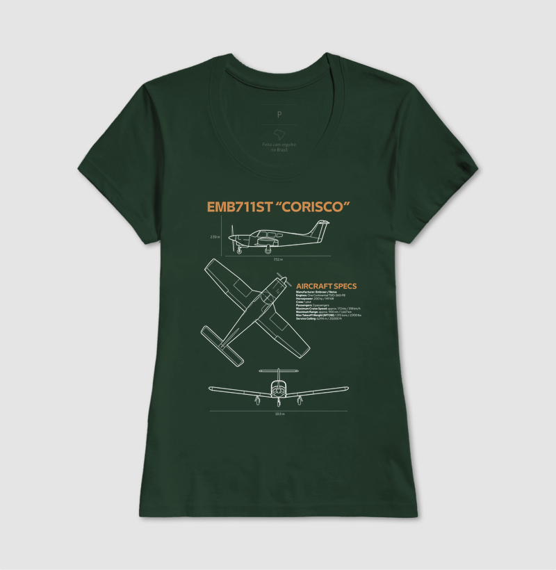 EMB 711ST "Corisco" | Blueprint - Imagem 11