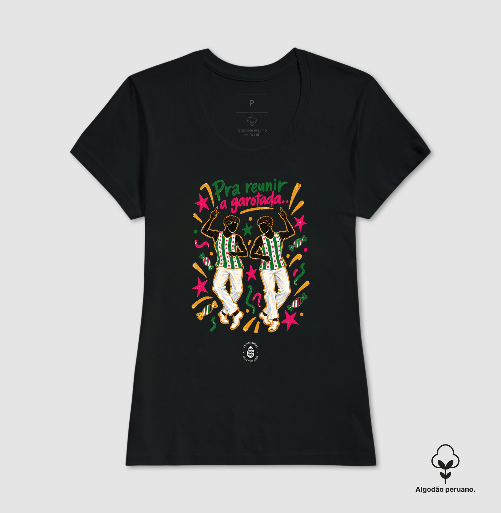 Camiseta Algodão Peruano Pra reunir a garotada - Imagem 3