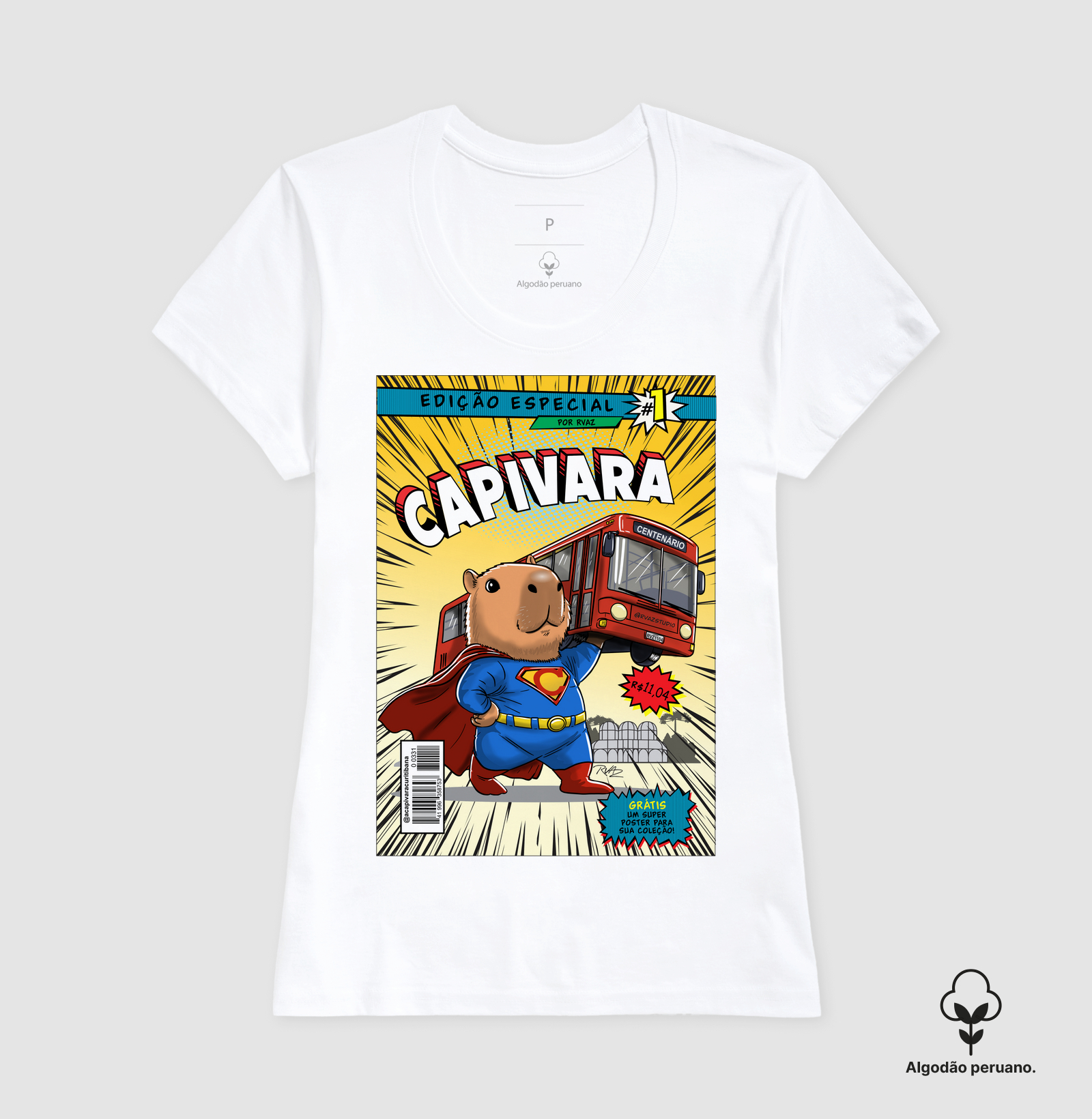 Camiseta Super Capivara - Imagem 2