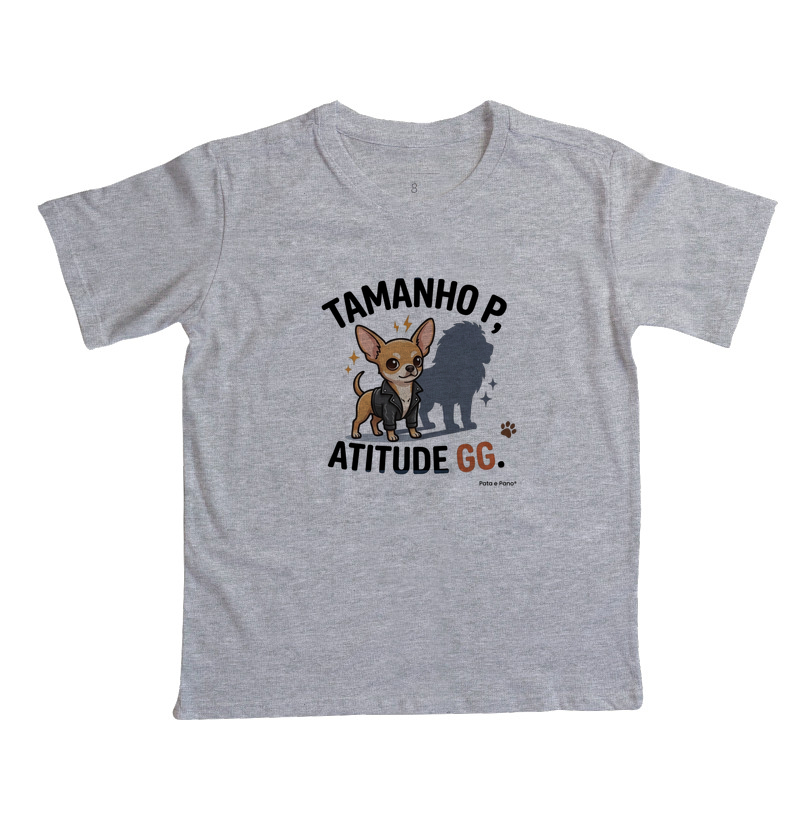 CAMISETA INFANTIL CHIHUAHUA TAMANHO - Imagem 2