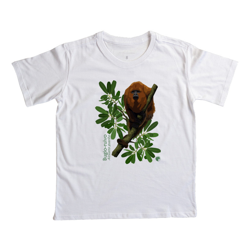 Camiseta Infantil Bugio-ruivo - Imagem 5