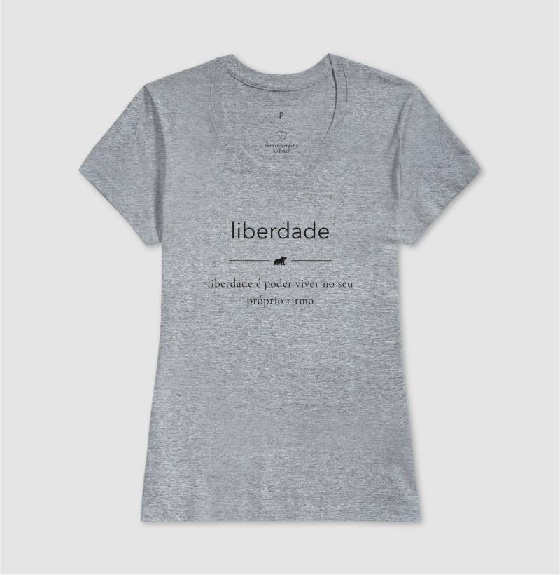 LIBERDADE — É poder viver no seu próprio ritmo - Camiseta - Imagem 11
