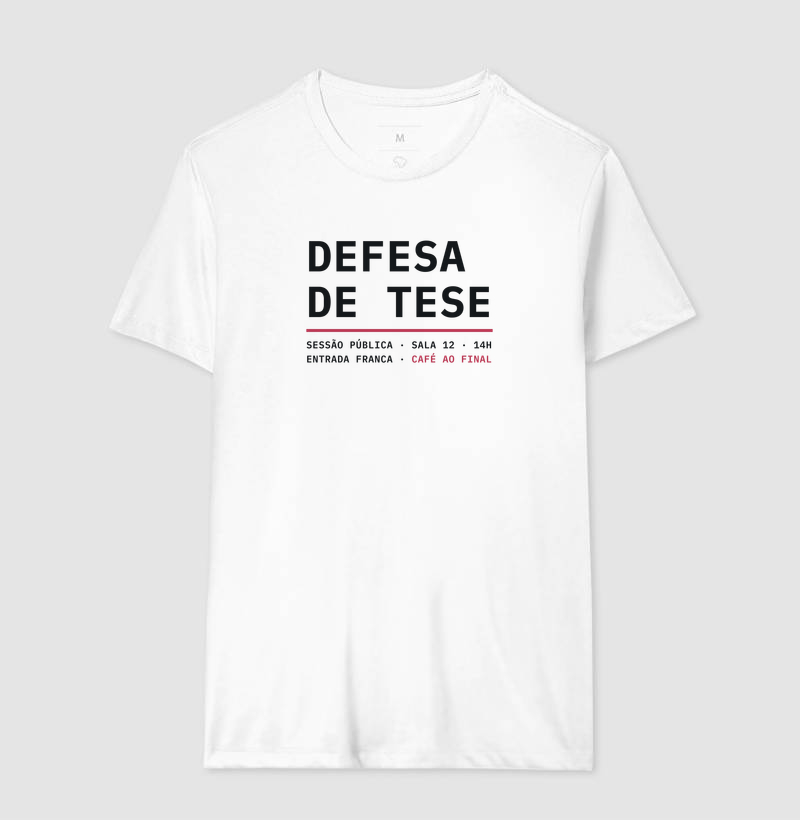 Camiseta Masculina Defesa de Tese - Imagem 5