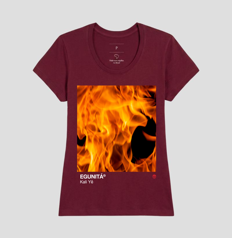 Camiseta Umbanda Orixá Egunitá - Fogo - Imagem 9
