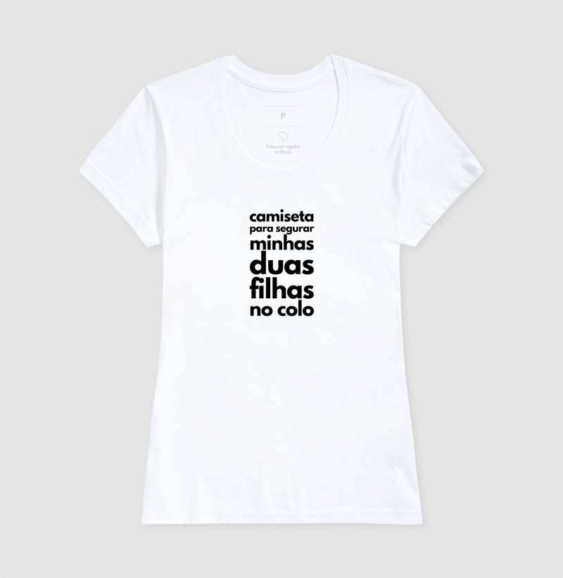 Camiseta para segurar minhas duas filhas no colo - Imagem 5