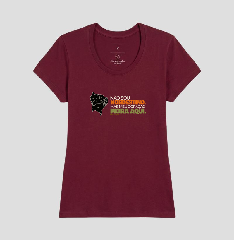 Camiseta Não sou Nordestino mas meu Coração mora aqui |OxenteWear - Imagem 11