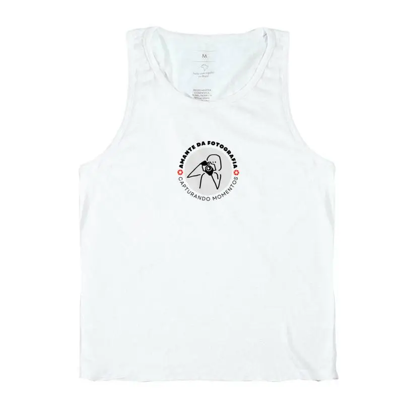 Camiseta regata amante da fotografia - Imagem 2