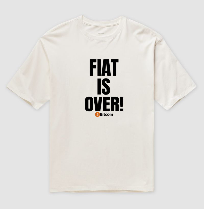 Camiseta Bitcoin Fiat Is Over - Imagem 4