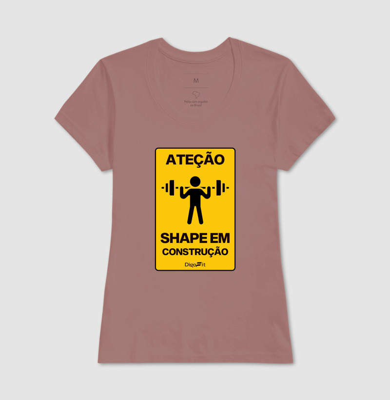 CAMISETA ACADEMIA SHAPE EM CONSTRUÇÃO - Imagem 15