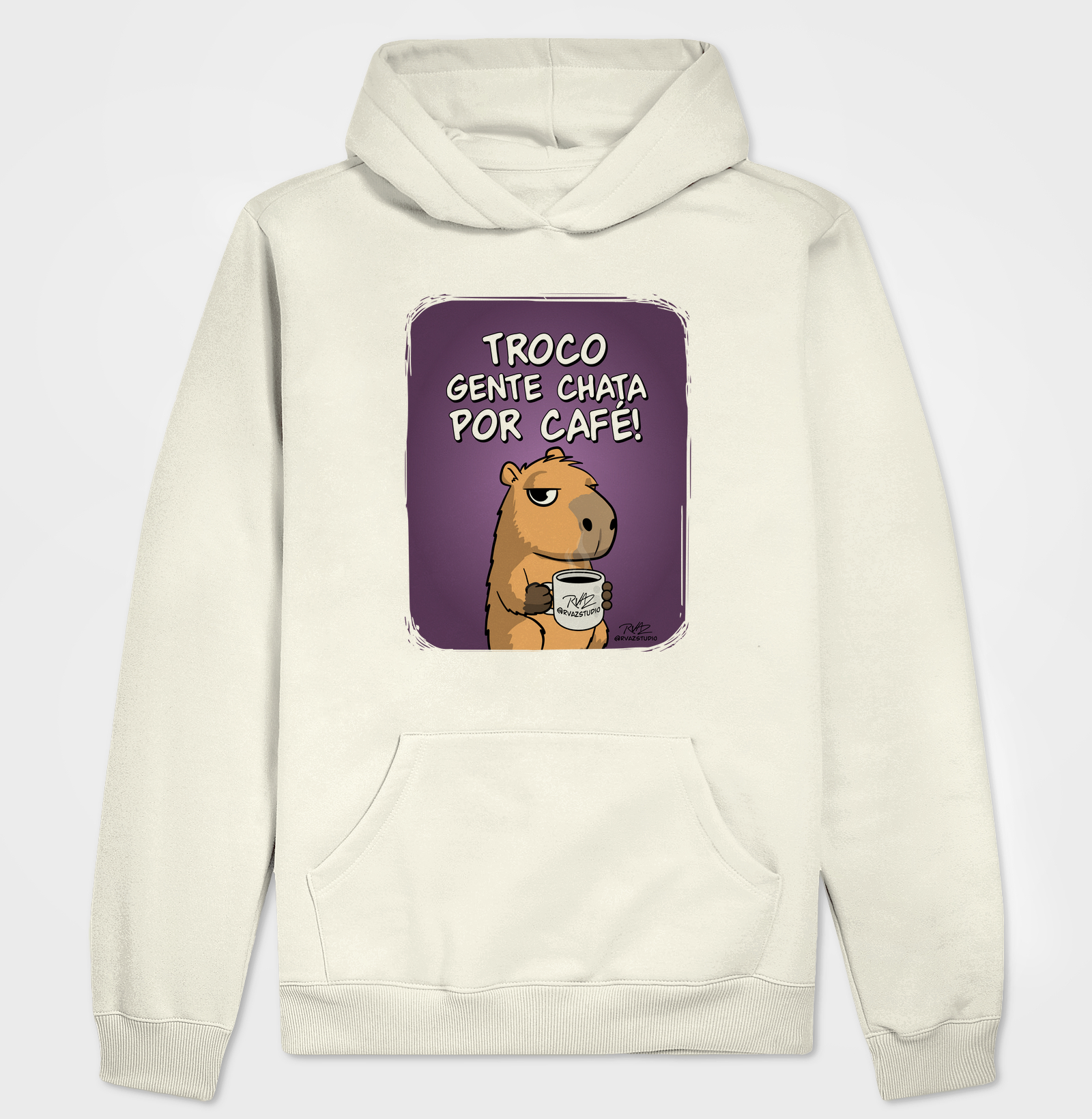 Camiseta Capivara Troco por Café - Imagem 3