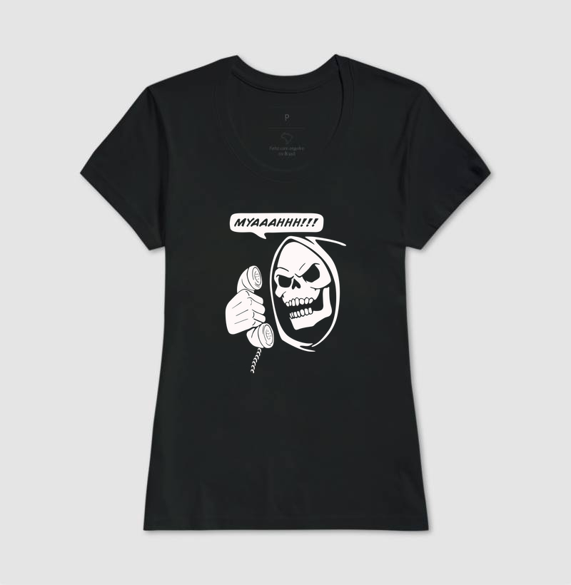 Camiseta Myah Phone Skeletor 2 - Imagem 3