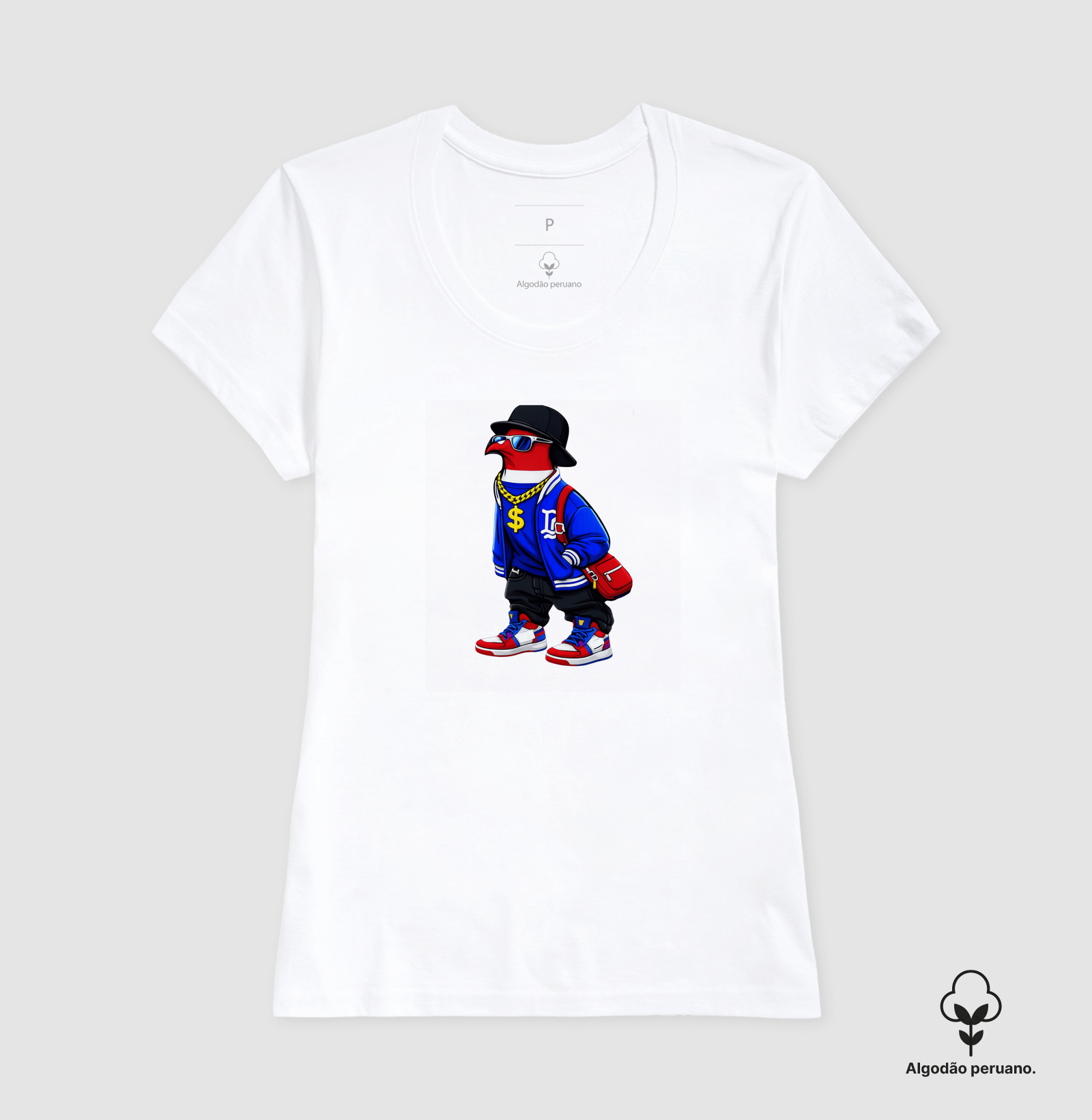 Essa arte vibrante e cheia de atitude traz um estilo com visual de rua, combinando moda hip-hop, cores marcantes e confiança total. - Imagem 9