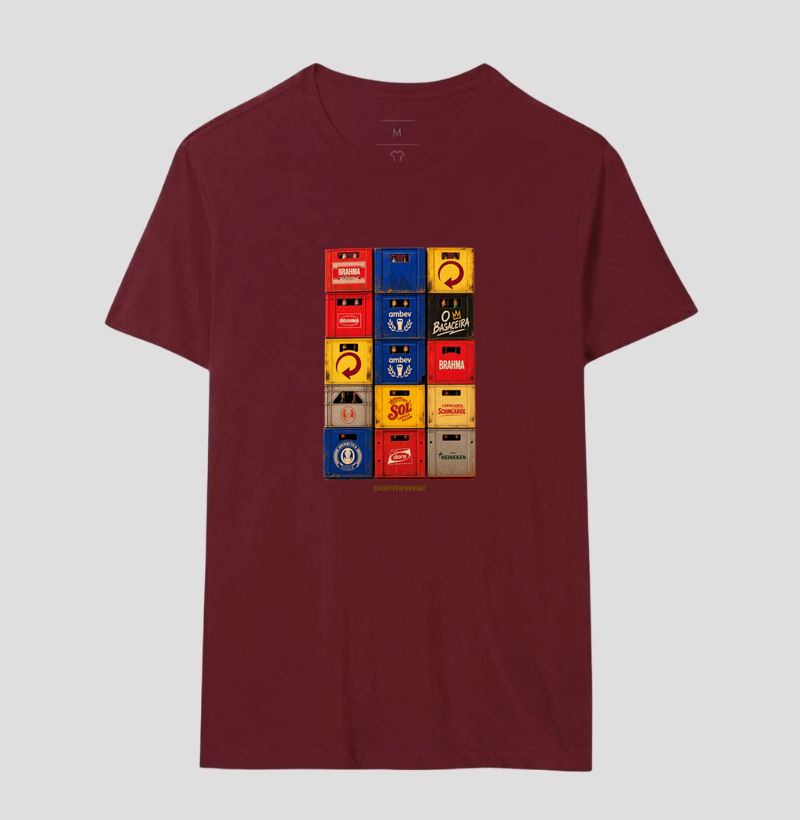 Camiseta Caixas de Cerveja ( O bagaceira )  OxenteWear - Imagem 18