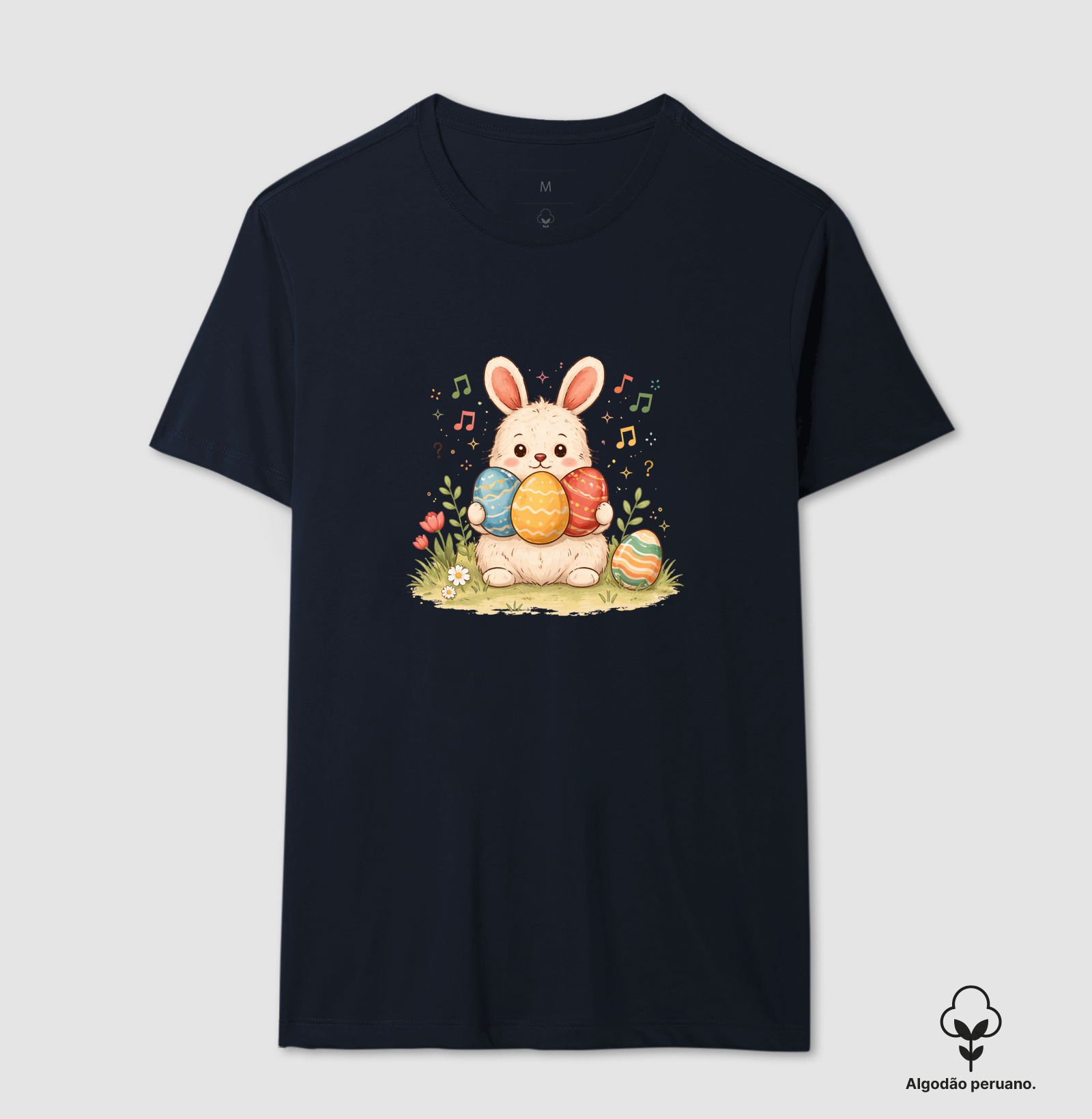 Práxis Camiseta Algodão Peruano Coelhinho I - Camiseta Algodão Peruano