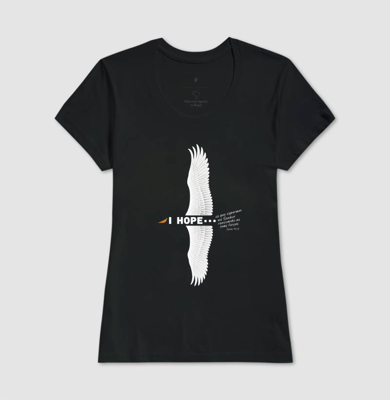 Camiseta Esperança que Renova - Algodão Peruano - Imagem 4