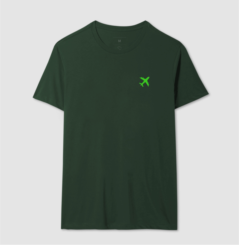 Viajante Minimalista - avião verde claro - Imagem 8