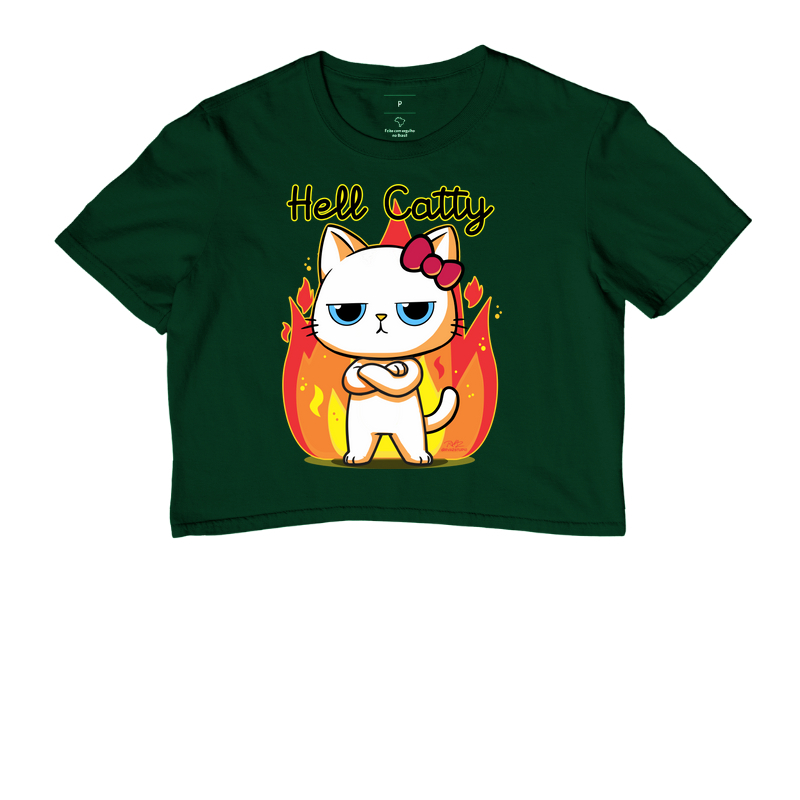 Camiseta Gato Sincero Hell Catty - Imagem 5