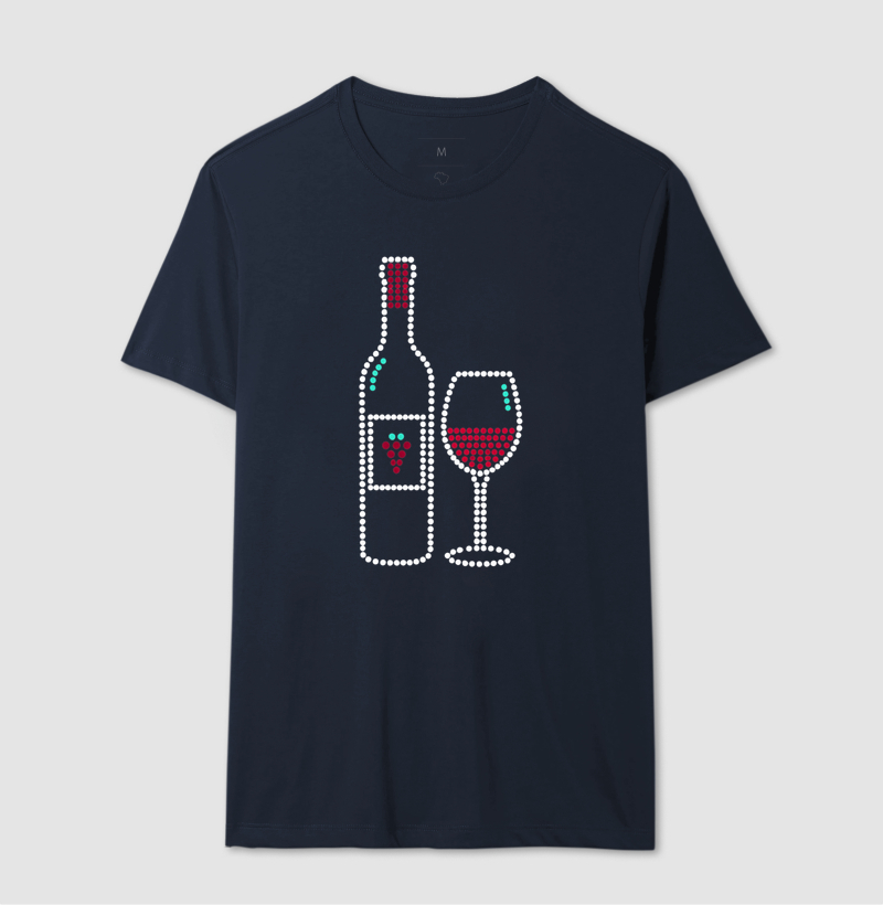 Vinho e Taça de Bolinhas - Imagem 4
