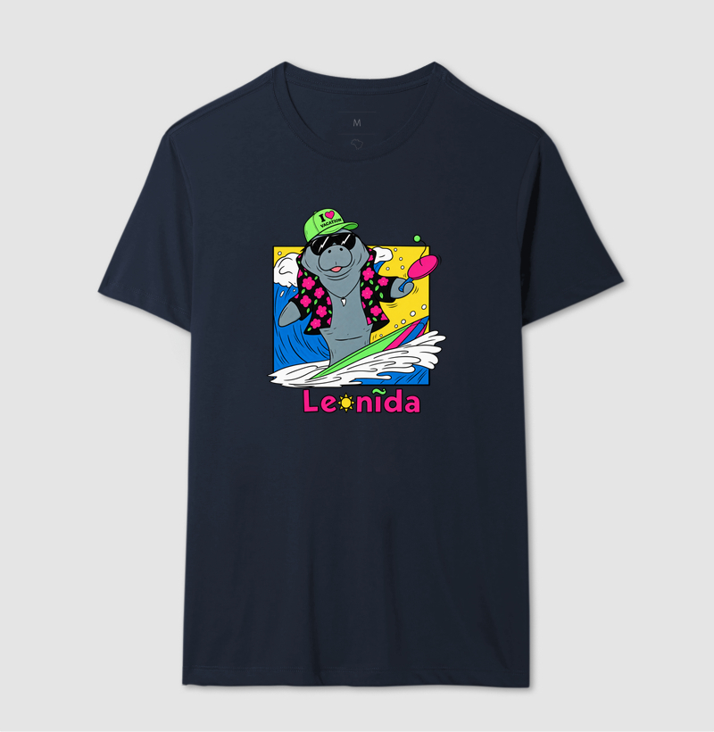 Camiseta GTA 6 Jason – Leonida Surf com Peixe Boi / Manatee - Imagem 6