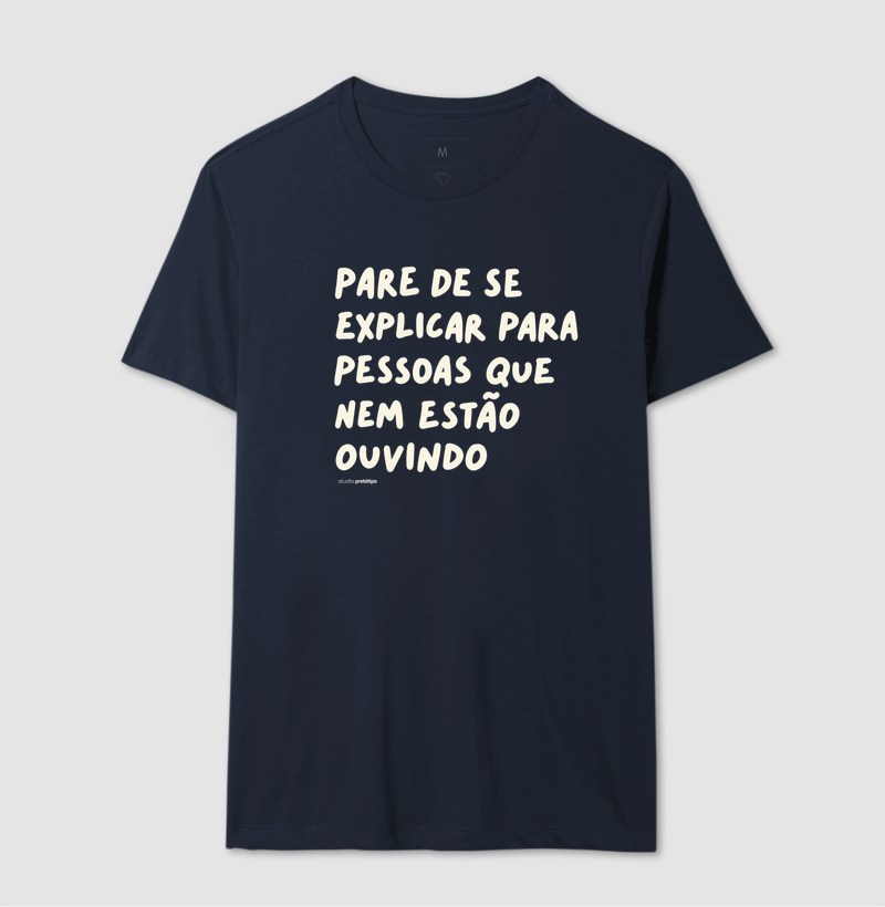 Camiseta Pare de Se Explicar - Imagem 6