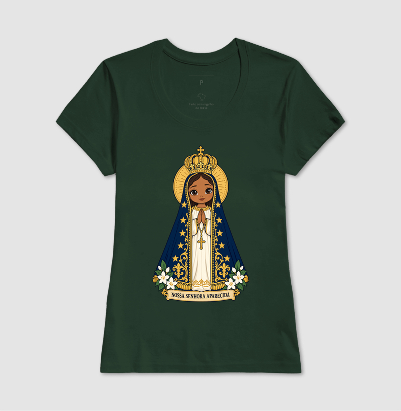Nossa Senhora Aparecida estilo chibi - Imagem 9