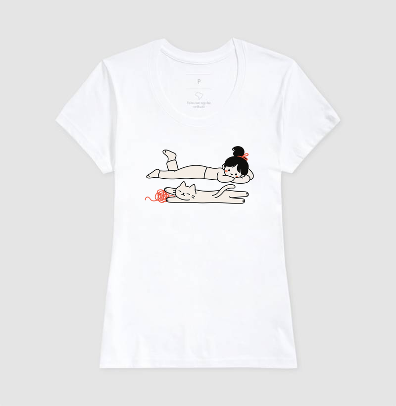 Camiseta Preguiça de Gato - Imagem 5