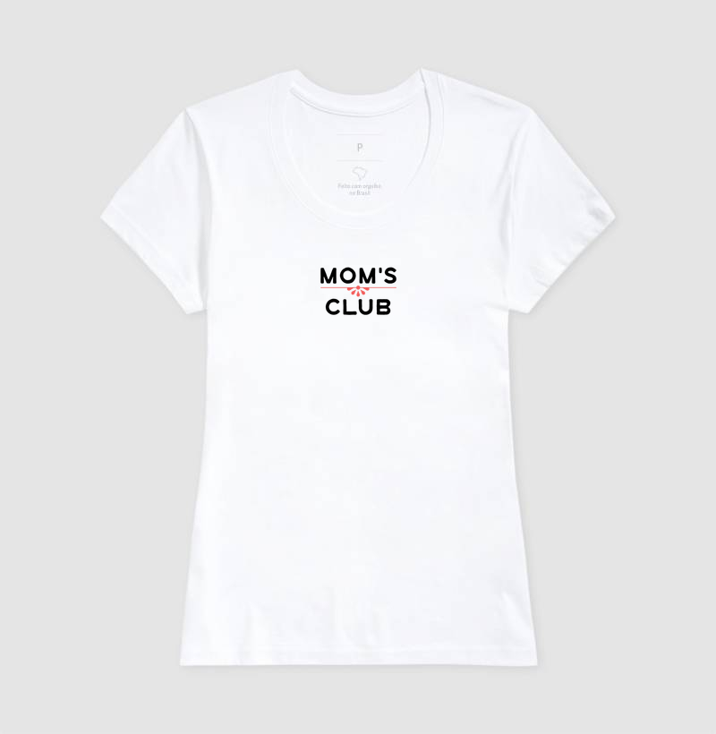 Camiseta Feminina Acinturada Mom's Club - Imagem 3