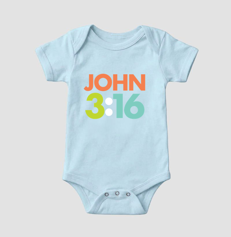 Body Infantil John 3:16 - Imagem 3