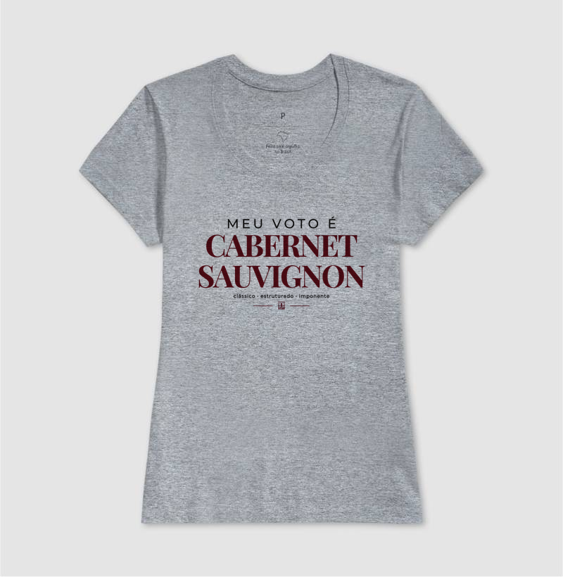Camiseta “Meu Voto é Cabernet Sauvignon” – Wine Premium - Imagem 9