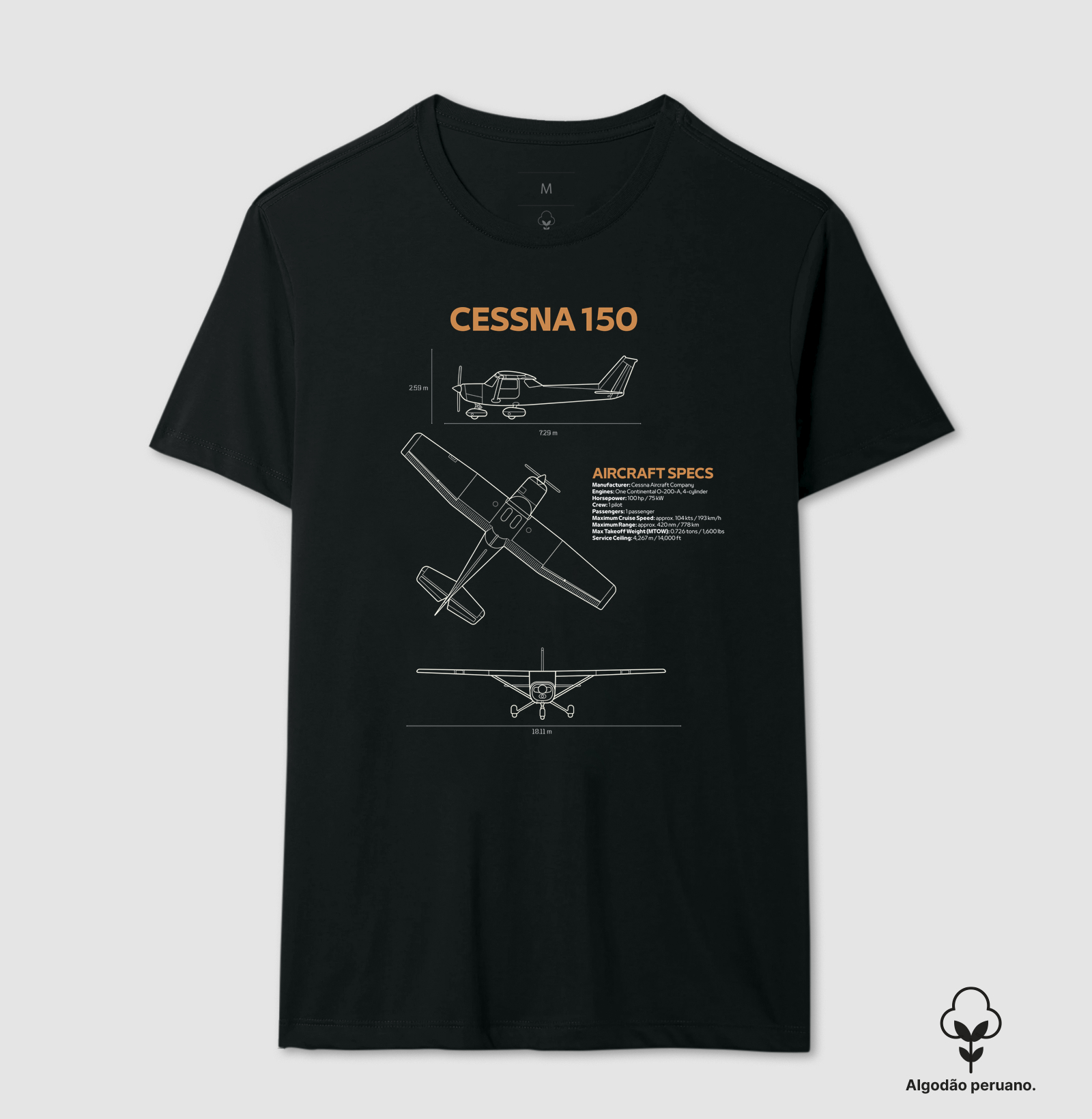 Cessna 150 | Blueprint - Imagem 4