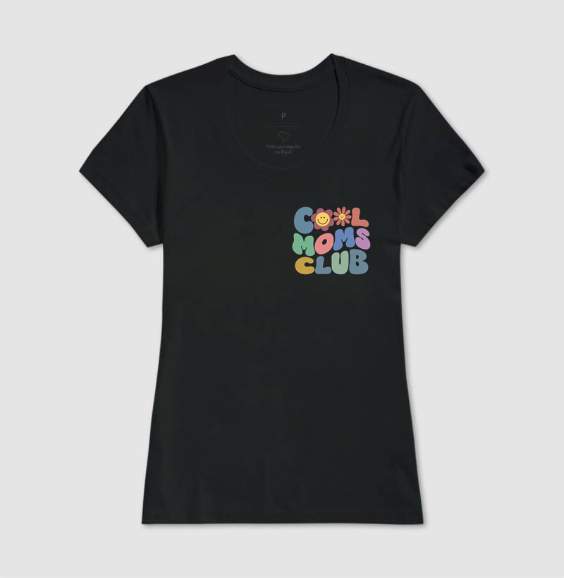 Camiseta Cool Moms Club  (estampa P) - Imagem 3