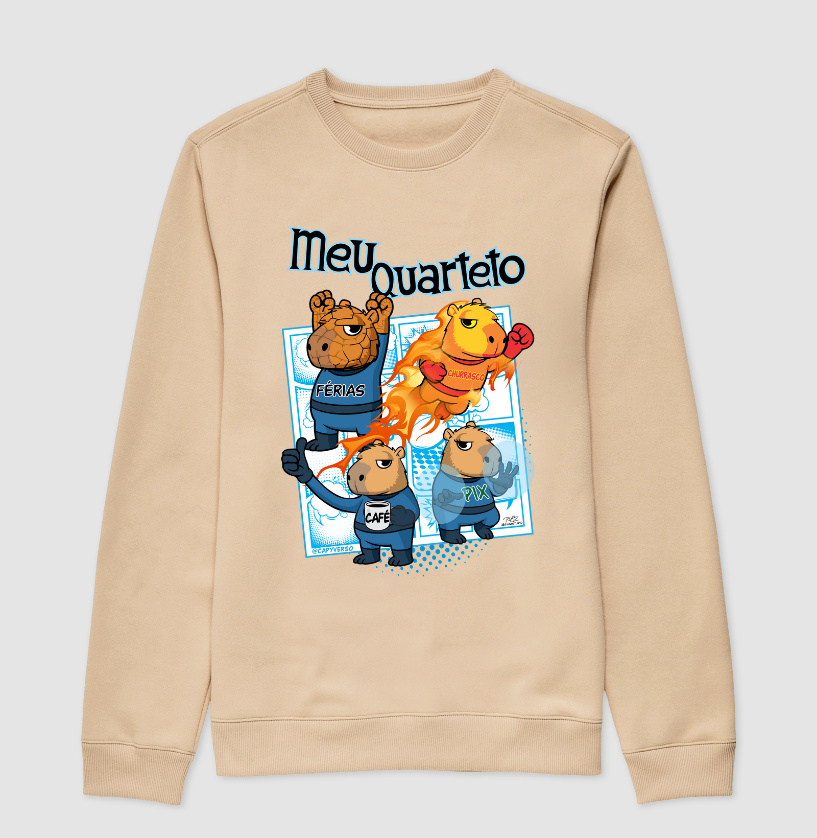 Camiseta Capivara Quarteto - Imagem 3