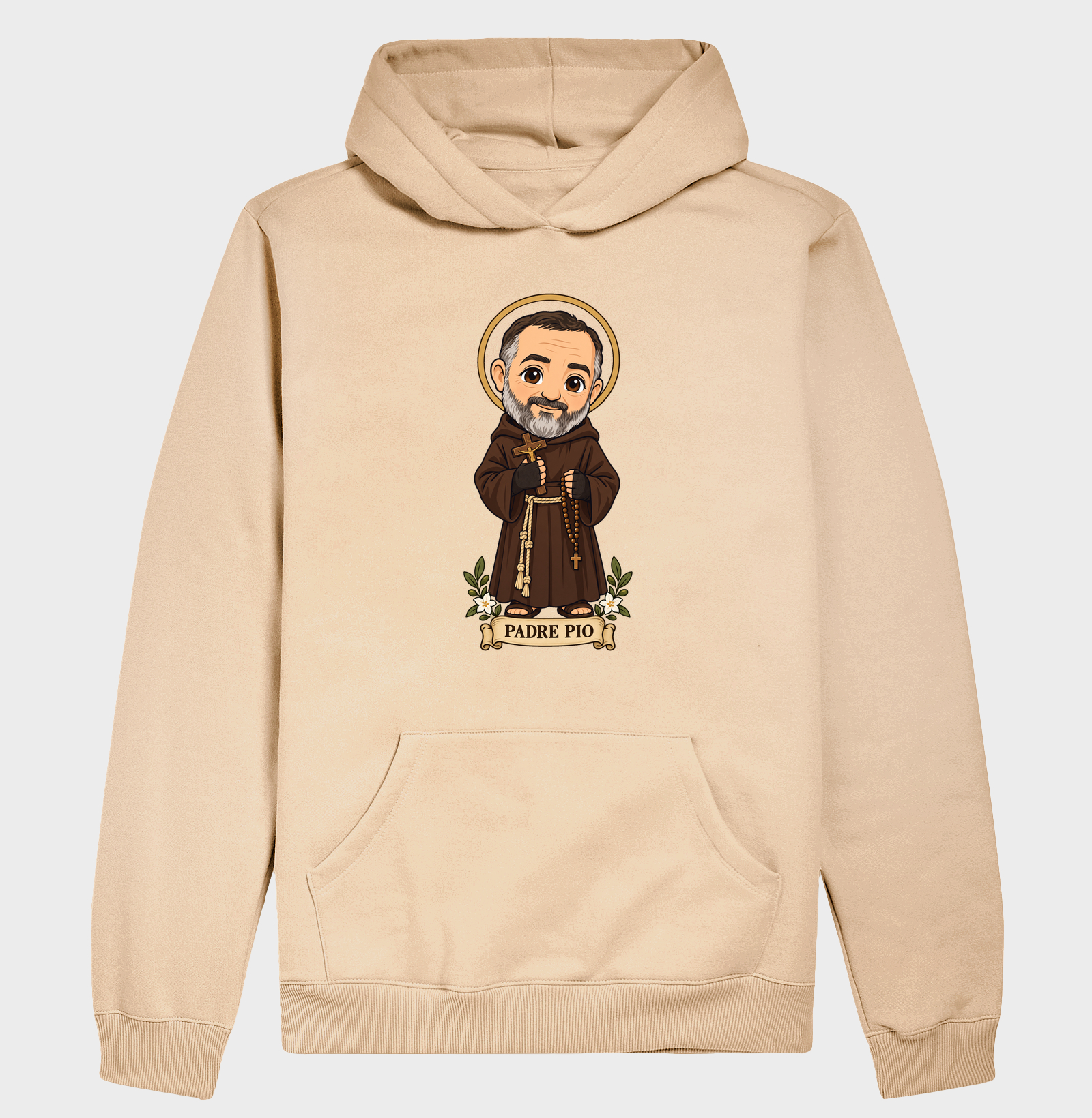 Padre Pio estilo chibi - Imagem 5