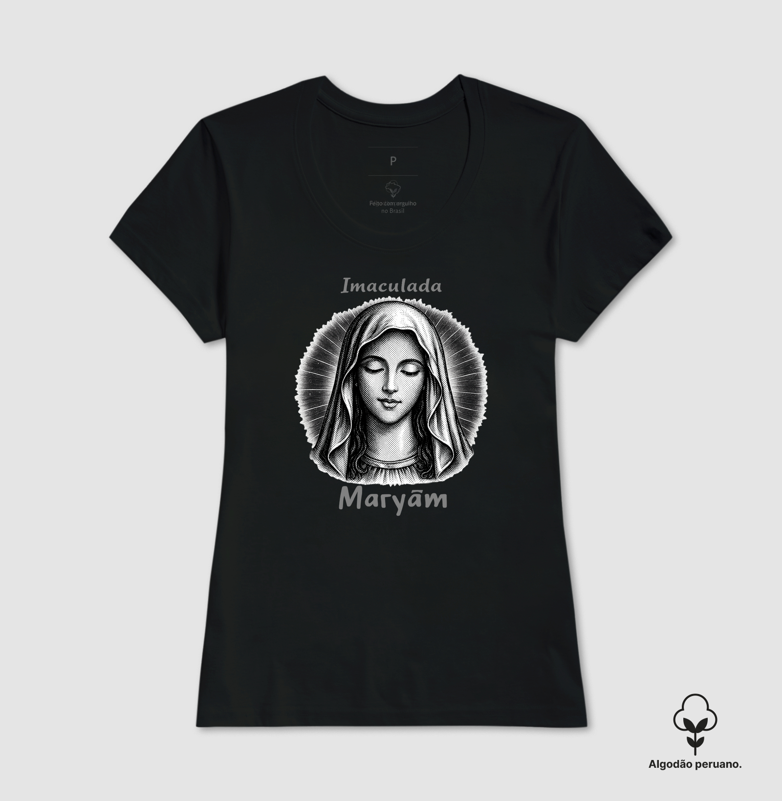 Maryām • Imaculada (algodão peruano) - Imagem 12