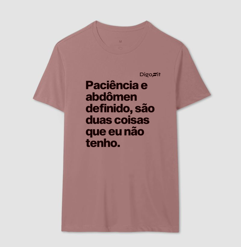 CAMISETA ACADEMIA PACIÊNCIA E ABDÔMEN DEFINIDO - Imagem 16