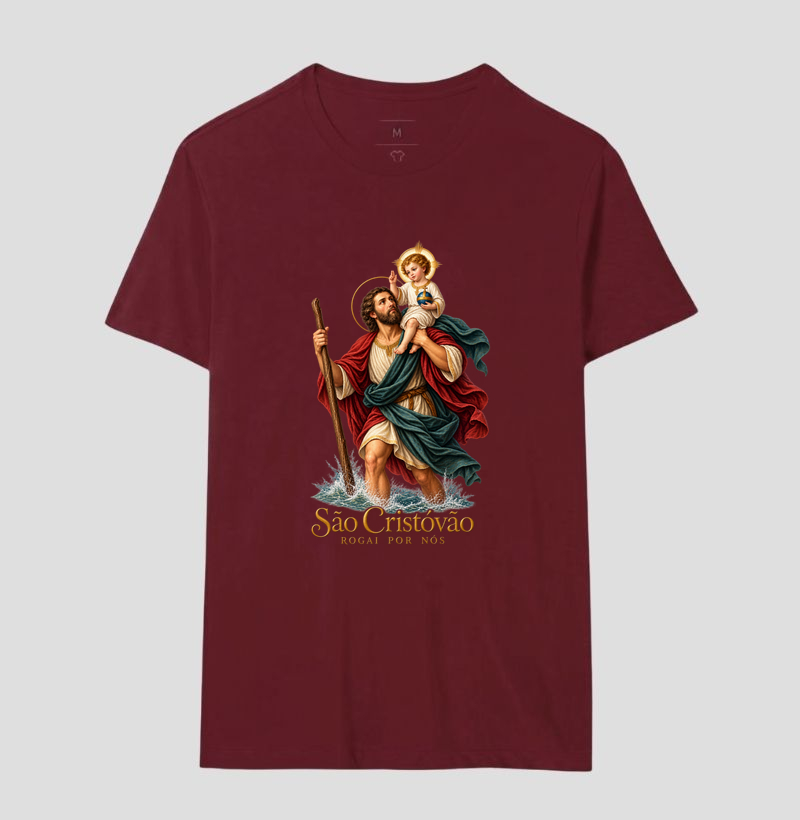 Camiseta São Cristóvão Rogai Por Nós - Imagem 12