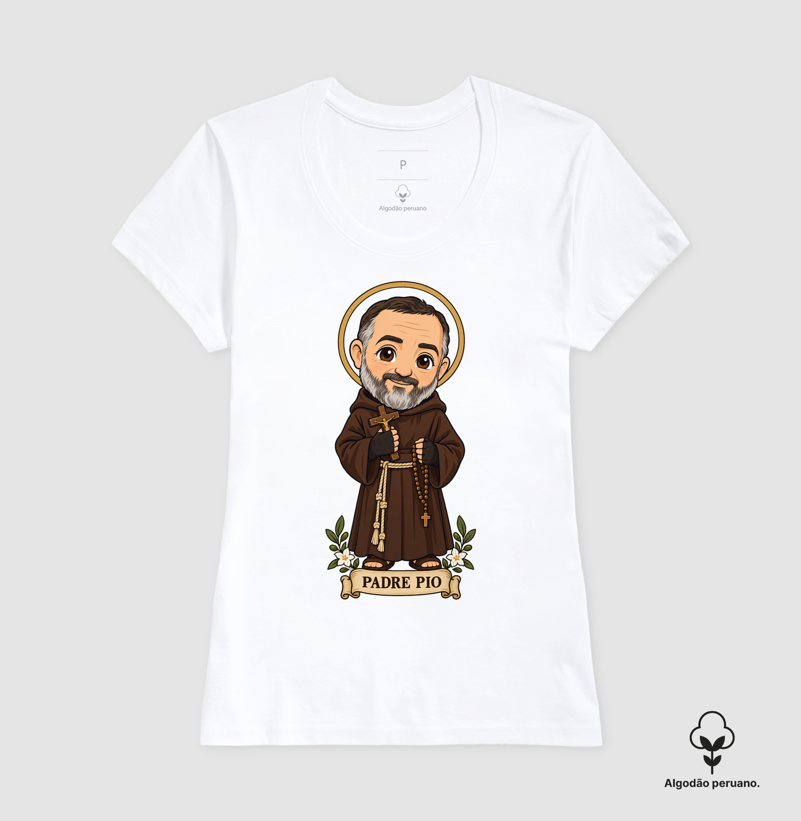 Padre Pio estilo chibi - Imagem 9