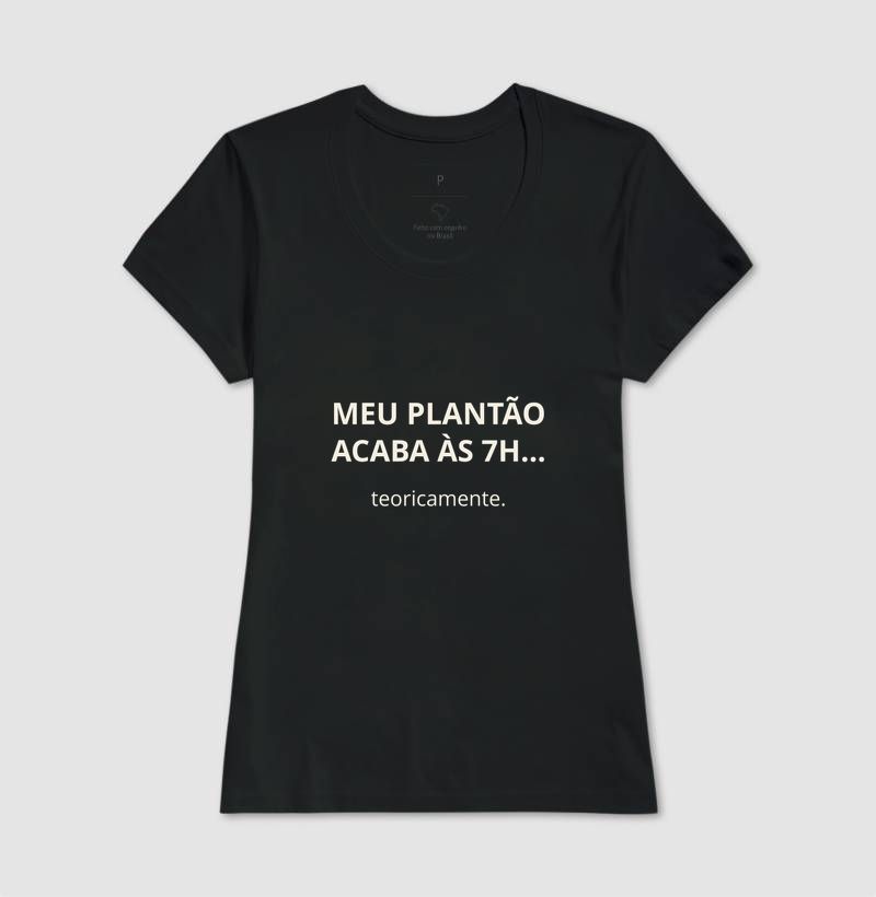 Meu plantão acaba às 7 offwhite - Imagem 3