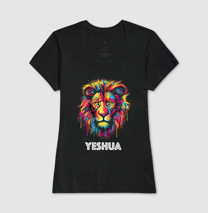 Camiseta Feminina Leão Yeshua