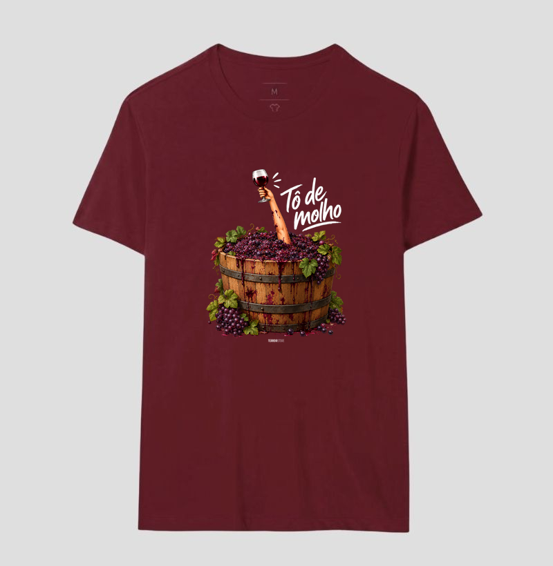 Camiseta Vinho - “Tô de Molho” – Humor & Wine Mood - Imagem 16